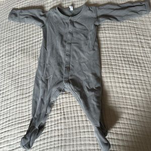 Quincy Mae Footed Sleeper Sage Green 3-6 Months